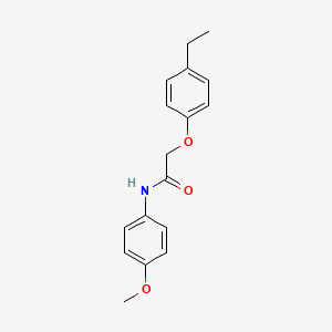 molecular formula C17H19NO3 B6421848 2-(4-ethylphenoxy)-N-(4-methoxyphenyl)acetamide CAS No. 303796-41-0