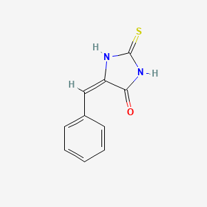 molecular formula C10H8N2OS B6421897 (5E)-5-(phenylmethylidene)-2-sulfanylideneimidazolidin-4-one CAS No. 583-46-0