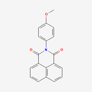 3-(4-methoxyphenyl)-3-azatricyclo[7.3.1.0^{5,13}]trideca-1(13),5,7,9,11-pentaene-2,4-dione
