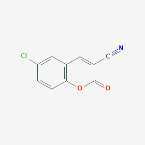 molecular formula C10H4ClNO2 B6422059 6-chloro-2-oxo-2H-chromene-3-carbonitrile CAS No. 28447-81-6