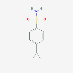 molecular formula C9H11NO2S B064221 4-Cyclopropylbenzenesulfonamide CAS No. 167403-81-8