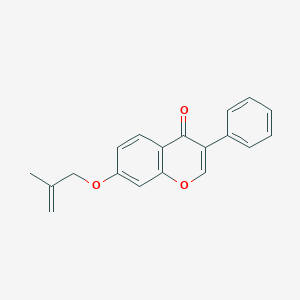 molecular formula C19H16O3 B6422106 7-[(2-methylprop-2-en-1-yl)oxy]-3-phenyl-4H-chromen-4-one CAS No. 262282-08-6