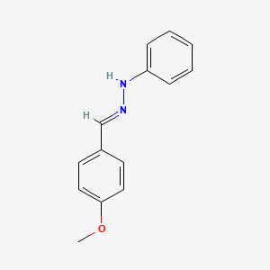 molecular formula C14H14N2O B6422223 (E)-1-[(4-methoxyphenyl)methylidene]-2-phenylhydrazine CAS No. 622-73-1