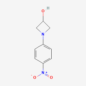 molecular formula C9H10N2O3 B6422420 1-(4-nitrophenyl)azetidin-3-ol CAS No. 391910-22-8