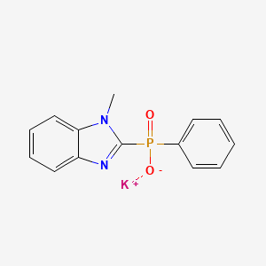 molecular formula C14H12KN2O2P B6422544 potassium (1-methyl-1H-1,3-benzodiazol-2-yl)(phenyl)phosphinate CAS No. 474877-61-7