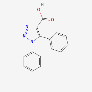 molecular formula C16H13N3O2 B6422856 1-(4-methylphenyl)-5-phenyl-1H-1,2,3-triazole-4-carboxylic acid CAS No. 1017415-39-2