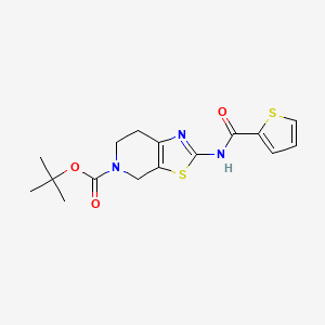 tert-butyl 2-(thiophene-2-amido)-4H,5H,6H,7H-[1,3]thiazolo[5,4-c]pyridine-5-carboxylate