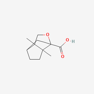 6,7-dimethyl-4-oxatricyclo[4.3.0.0^{3,7}]nonane-3-carboxylic acid