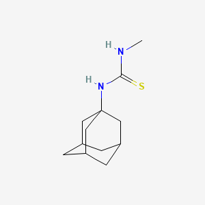 molecular formula C12H20N2S B6423158 1-(adamantan-1-yl)-3-methylthiourea CAS No. 25444-83-1