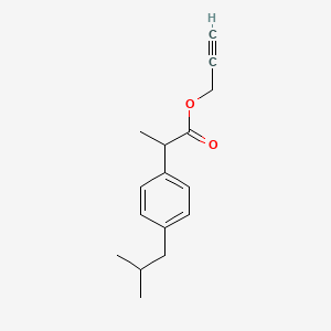 molecular formula C16H20O2 B6423675 prop-2-yn-1-yl 2-[4-(2-methylpropyl)phenyl]propanoate CAS No. 105888-65-1