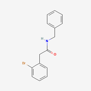 molecular formula C15H14BrNO B6423841 N-苄基-2-(2-溴苯基)乙酰胺 CAS No. 178809-24-0