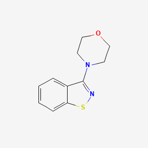molecular formula C11H12N2OS B6423851 3-(morpholin-4-yl)-1,2-benzothiazole CAS No. 22801-59-8