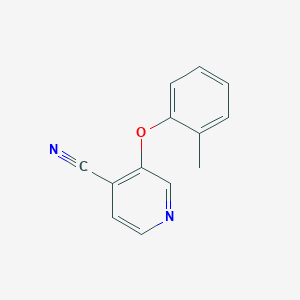 molecular formula C13H10N2O B6424011 3-(2-methylphenoxy)pyridine-4-carbonitrile CAS No. 1510769-46-6