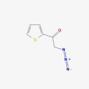 molecular formula C6H5N3OS B6424058 2-azido-1-(thiophen-2-yl)ethan-1-one CAS No. 36031-67-1