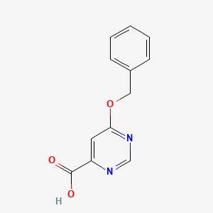 molecular formula C12H10N2O3 B6424091 6-(benzyloxy)pyrimidine-4-carboxylic acid CAS No. 1880447-85-7