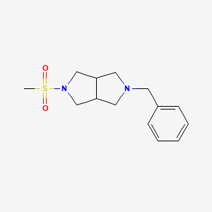 molecular formula C14H20N2O2S B6424677 2-benzyl-5-methanesulfonyl-octahydropyrrolo[3,4-c]pyrrole CAS No. 2034415-68-2