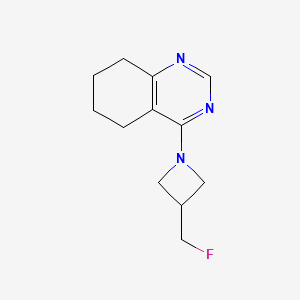 molecular formula C12H16FN3 B6427147 4-[3-(fluoromethyl)azetidin-1-yl]-5,6,7,8-tetrahydroquinazoline CAS No. 2034514-39-9