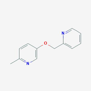 molecular formula C12H12N2O B6427376 2-methyl-5-[(pyridin-2-yl)methoxy]pyridine CAS No. 2640951-44-4