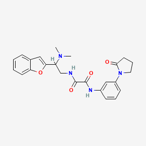 N-[2-(1-benzofuran-2-yl)-2-(dimethylamino)ethyl]-N'-[3-(2-oxopyrrolidin-1-yl)phenyl]ethanediamide
