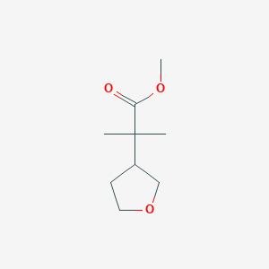 methyl 2-methyl-2-(oxolan-3-yl)propanoate