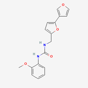 molecular formula C17H16N2O4 B6428338 3-({[2,3'-bifuran]-5-yl}methyl)-1-(2-methoxyphenyl)urea CAS No. 2034343-55-8