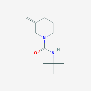 molecular formula C11H20N2O B6428490 N-tert-butyl-3-methylidenepiperidine-1-carboxamide CAS No. 2017194-27-1