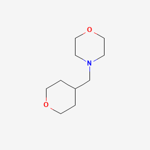molecular formula C10H19NO2 B6428503 4-[(oxan-4-yl)methyl]morpholine CAS No. 1862794-30-6