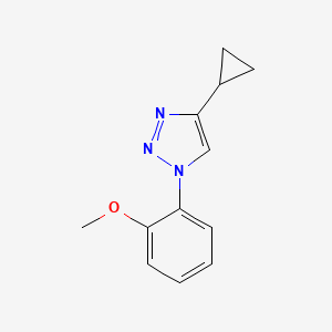 4-cyclopropyl-1-(2-methoxyphenyl)-1H-1,2,3-triazole
