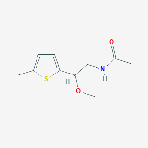 N-[2-methoxy-2-(5-methylthiophen-2-yl)ethyl]acetamide
