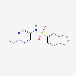 N-(2-methoxypyrimidin-5-yl)-2,3-dihydro-1-benzofuran-5-sulfonamide