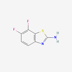 molecular formula C7H4F2N2S B6429581 6,7-difluoro-1,3-benzothiazol-2-amine CAS No. 1427397-93-0