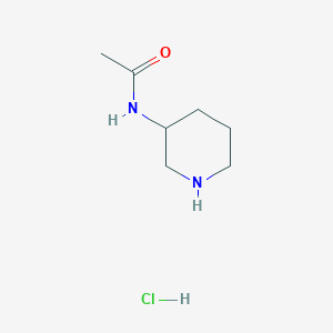 molecular formula C7H15ClN2O B6429725 N-(piperidin-3-yl)acetamide hydrochloride CAS No. 60169-73-5