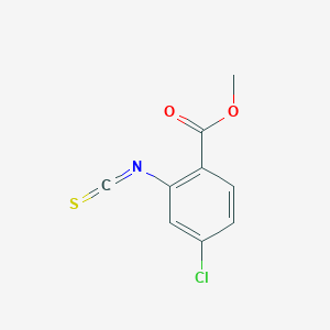 molecular formula C9H6ClNO2S B6429763 methyl 4-chloro-2-isothiocyanatobenzoate CAS No. 342623-34-1