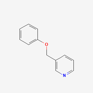 molecular formula C12H11NO B6429780 3-(苯氧基甲基)吡啶 CAS No. 69966-49-0
