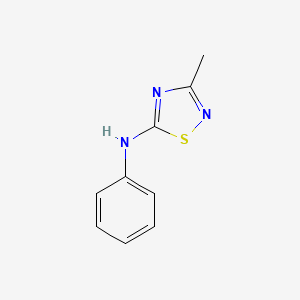 molecular formula C9H9N3S B6429786 3-甲基-N-苯基-1,2,4-噻二唑-5-胺 CAS No. 17467-18-4