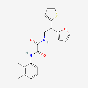 molecular formula C20H20N2O3S B6429936 N'-(2,3-dimethylphenyl)-N-[2-(furan-2-yl)-2-(thiophen-2-yl)ethyl]ethanediamide CAS No. 2097930-13-5