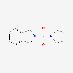 molecular formula C12H16N2O2S B6430039 2-(pyrrolidine-1-sulfonyl)-2,3-dihydro-1H-isoindole CAS No. 2097868-73-8