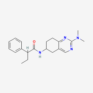 molecular formula C20H26N4O B6430234 N-[2-(dimethylamino)-5,6,7,8-tetrahydroquinazolin-6-yl]-2-phenylbutanamide CAS No. 2097900-02-0