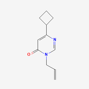 molecular formula C11H14N2O B6430432 6-cyclobutyl-3-(prop-2-en-1-yl)-3,4-dihydropyrimidin-4-one CAS No. 2199274-81-0