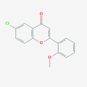molecular formula C16H11ClO3 B6431383 6-chloro-2-(2-methoxyphenyl)-4H-chromen-4-one CAS No. 57048-96-1