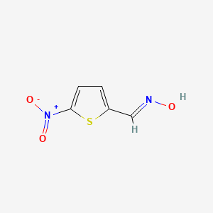 molecular formula C5H4N2O3S B6431517 (E)-N-[(5-nitrothiophen-2-yl)methylidene]hydroxylamine CAS No. 6030-18-8