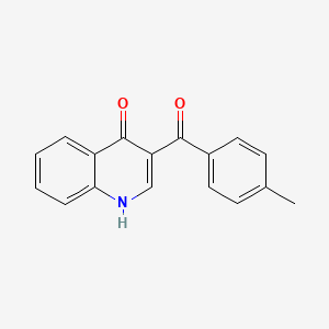 molecular formula C17H13NO2 B6431774 3-(4-methylbenzoyl)-1,4-dihydroquinolin-4-one CAS No. 1553519-19-9