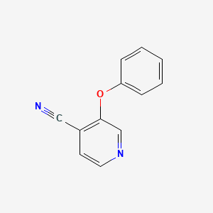 molecular formula C12H8N2O B6431953 3-phenoxypyridine-4-carbonitrile CAS No. 78790-74-6