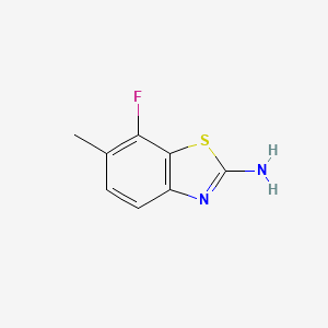 molecular formula C8H7FN2S B6431966 7-fluoro-6-methyl-1,3-benzothiazol-2-amine CAS No. 1379318-05-4