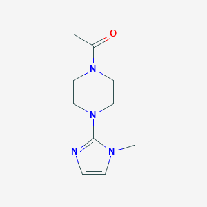 molecular formula C10H16N4O B6431996 1-[4-(1-methyl-1H-imidazol-2-yl)piperazin-1-yl]ethan-1-one CAS No. 85671-89-2