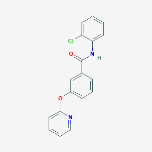 molecular formula C18H13ClN2O2 B6432017 N-(2-chlorophenyl)-3-(pyridin-2-yloxy)benzamide CAS No. 84643-93-6