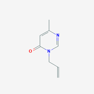 molecular formula C8H10N2O B6432032 6-methyl-3-(prop-2-en-1-yl)-3,4-dihydropyrimidin-4-one CAS No. 897307-93-6