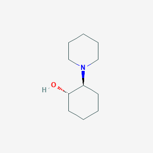 molecular formula C11H21NO B6432047 (1S,2S)-2-(piperidin-1-yl)cyclohexan-1-ol CAS No. 174293-30-2