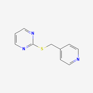 molecular formula C10H9N3S B6432217 2-{[(pyridin-4-yl)methyl]sulfanyl}pyrimidine CAS No. 88594-65-4