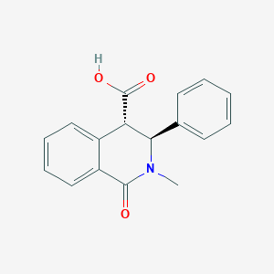 (3S,4S)-2-methyl-1-oxo-3-phenyl-1,2,3,4-tetrahydroisoquinoline-4-carboxylic acid